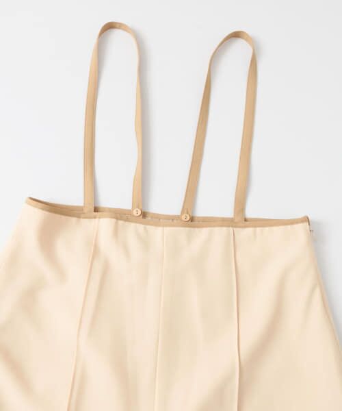エブール　ベージュオールインワン サロペット ebure エブール オールインワン/サロペット 36(S位) ベージュ