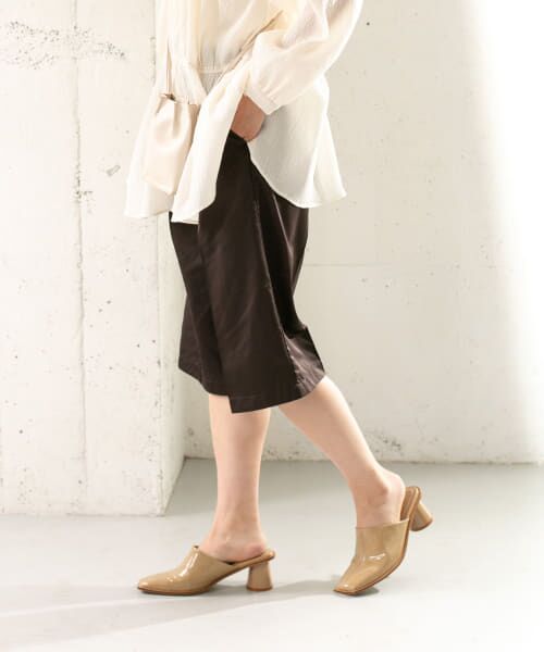 ＊＊KBF / ケービーエフ その他パンツ | シャイニーミディパンツ（CHARCOAL）