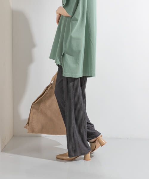 ＊＊KBF / ケービーエフ その他パンツ | プリーツイージーパンツ（CHARCOAL）