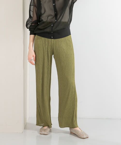 ＊＊KBF / ケービーエフ その他パンツ | プリーツイージーパンツ（KHAKI）