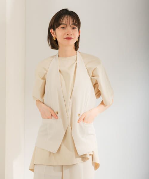 ＊＊KBF / ケービーエフ ベスト | ホルターベスト（ECRU）