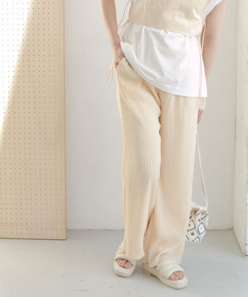 ＊＊KBF / ケービーエフ その他パンツ | UNEUNEイージーパンツ（BEIGE）