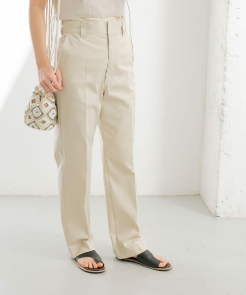 ＊＊KBF / ケービーエフ その他パンツ | センタープレススタンダードパンツ（BEIGE）