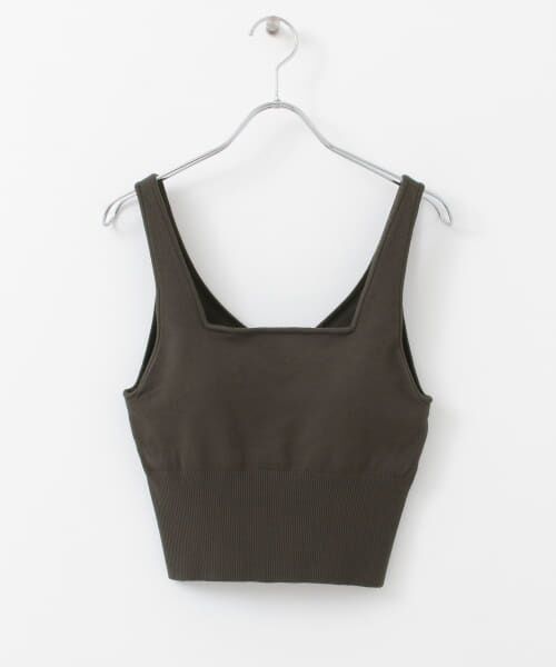 ＊＊KBF / ケービーエフ ブラ | KBF+　ニットブラトップ（CHARCOAL）