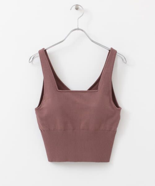 ＊＊KBF / ケービーエフ ブラ | KBF+　ニットブラトップ（BROWN）
