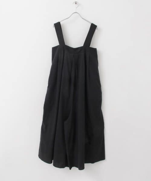 KBF オールインワン ブラック☆美品☆ セール】 ワイドタックサロペット （サロペット・オールインワン