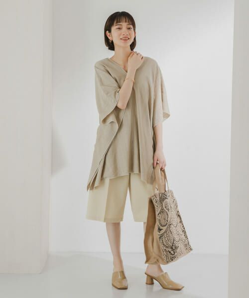 ＊＊KBF / ケービーエフ その他パンツ | ストレートハーフパンツ（BEIGE）