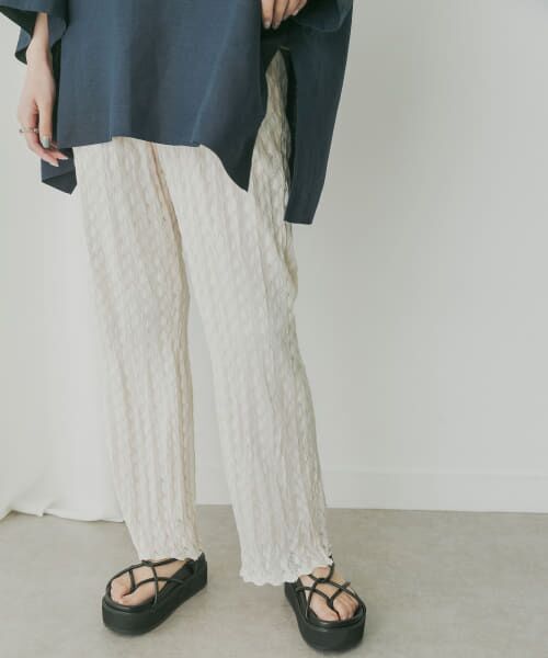 ＊＊KBF / ケービーエフ その他パンツ | KBF+　パターンレースパンツ（ECRU）
