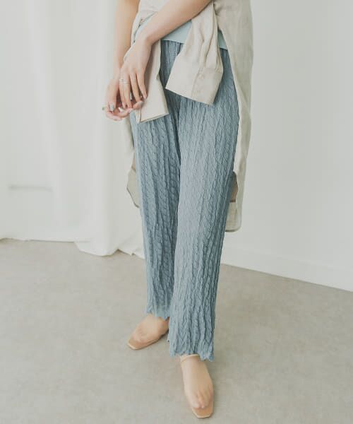 ＊＊KBF / ケービーエフ その他パンツ | KBF+　パターンレースパンツ（BLUE）