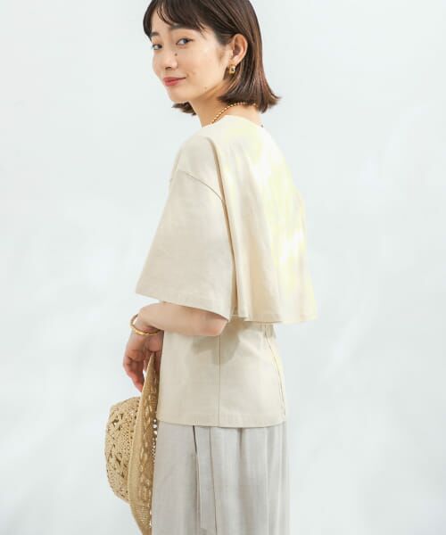 ＊＊KBF / ケービーエフ Tシャツ | BACKホックTシャツ（CREAM）