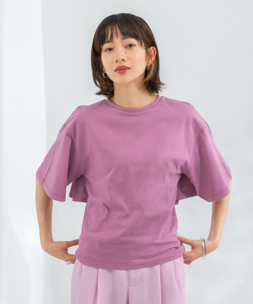 ＊＊KBF / ケービーエフ Tシャツ | BACKホックTシャツ（PURPLEPINK）