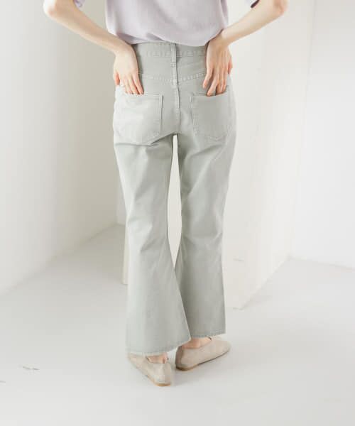 ＊＊KBF / ケービーエフ デニムパンツ | オーバーダイフレアデニム（ACID GREEN）