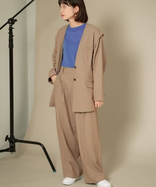 セール】 2WAYノーカラージャケット （ノーカラージャケット