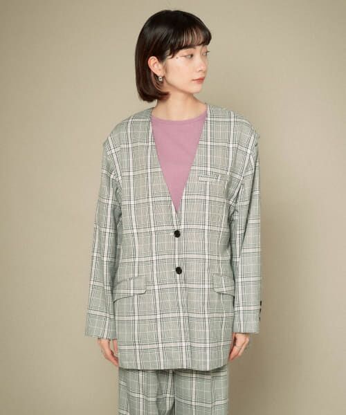 セール】 2WAYノーカラージャケット （ノーカラージャケット