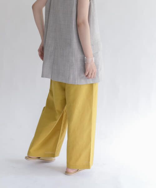 ＊＊KBF / ケービーエフ その他パンツ | リネンMIXリラックスパンツ（MUSTARD）