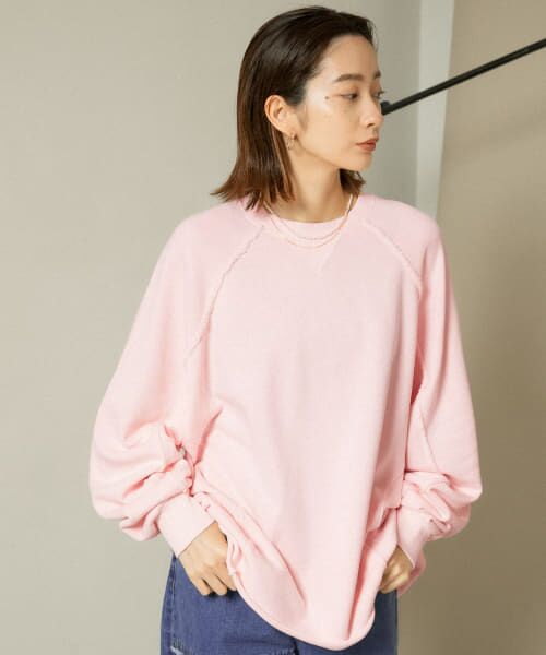 ＊＊KBF / ケービーエフ スウェット | ULTRA THERMOリメイクスウェット（PIG PINK）