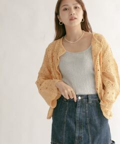 RIBニットタンクトップ