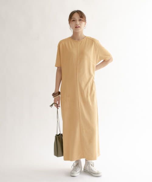＊＊KBF / ケービーエフ ワンピース | スエードロングワンピース（CAMEL）