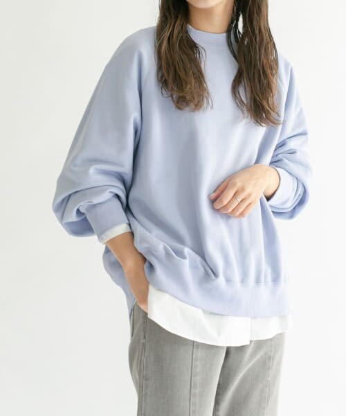 ＊＊KBF / ケービーエフ スウェット | バックオープンフィラメントスウェット（LILAC）