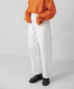 パッチワークストレートデニム