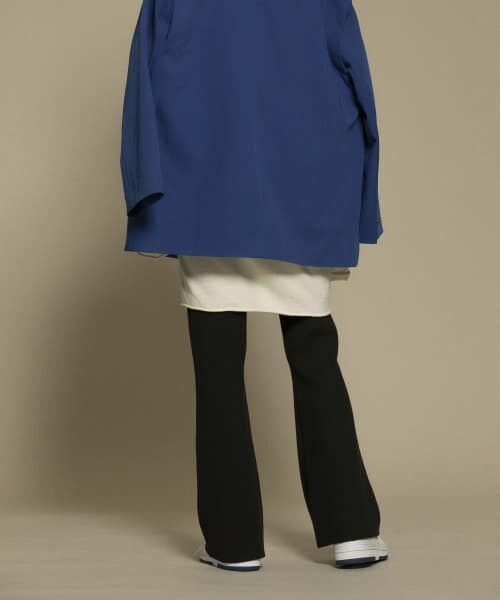 ＊＊KBF / ケービーエフ その他パンツ | フレアRIBニットパンツ（BLACK）