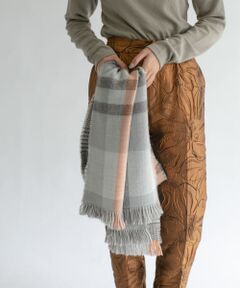 リバーシブルチェックストール