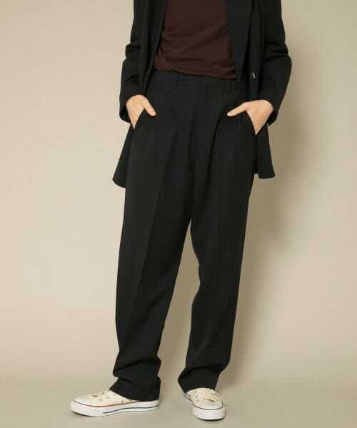 ＊＊KBF / ケービーエフ その他パンツ | ウール混ルーズパンツ（D.NAVY）