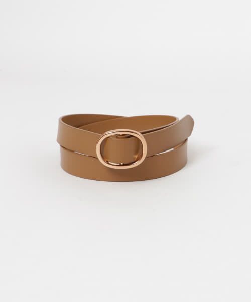 ＊＊KBF / ケービーエフ ベルト・サスペンダー | レザーバックルベルト（BEIGE）