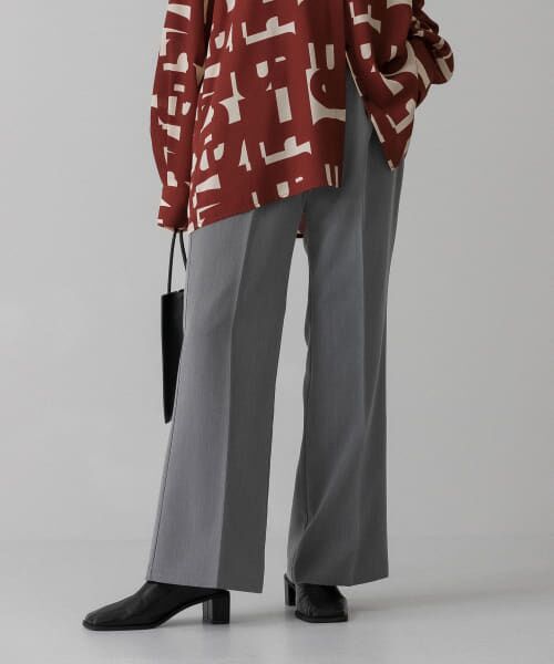 ＊＊KBF / ケービーエフ その他パンツ | ワイドソフトフレアパンツ（GRAY）