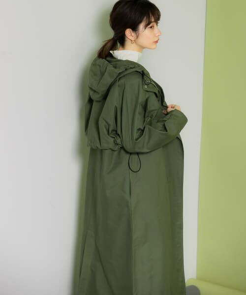 定価36000円◆新品タグ付き◆ヤマダヤ◆ ボアフーディショートコート　カーキ ◇新品タグ付き◇ヤマダヤ◇ ボアフーディショートコート カーキ
