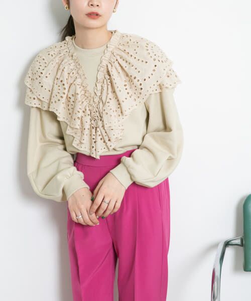 ＊＊KBF / ケービーエフ スウェット | ダブルレーススウェット（L.BEIGE）