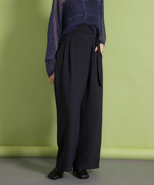 ＊＊KBF / ケービーエフ その他パンツ | ウエストベルトデザインパンツ（D.NAVY）