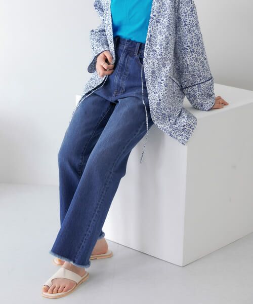 ＊＊KBF / ケービーエフ デニムパンツ | フィットセミフレアデニム（BLUE）