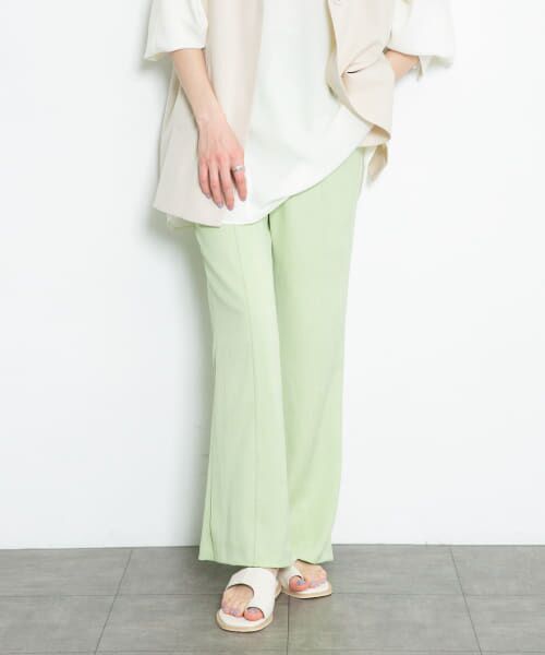 ＊＊KBF / ケービーエフ その他パンツ | サイドスリットフレアパンツ（L.GREEN）