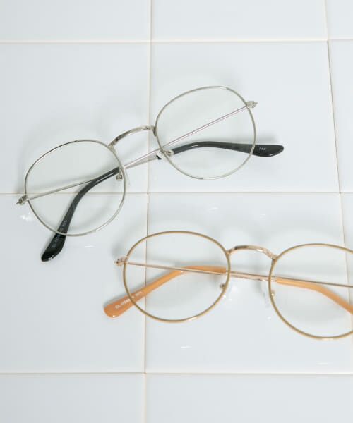 ＊＊KBF / ケービーエフ サングラス・メガネ | オーバルフレームメガネ（SILVER）