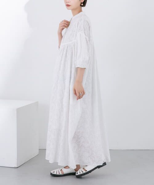 ［タグ付き 未使用］リネンボリュームワンピース　OFF WHITE 楽天市場】キャミワンピース / 春cube sugar evo.(キューブ