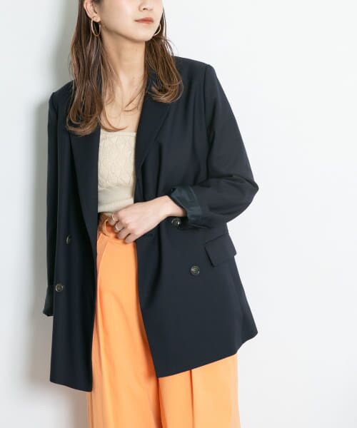 kbf テーラードジャケット パッチポケットテーラードジャケット