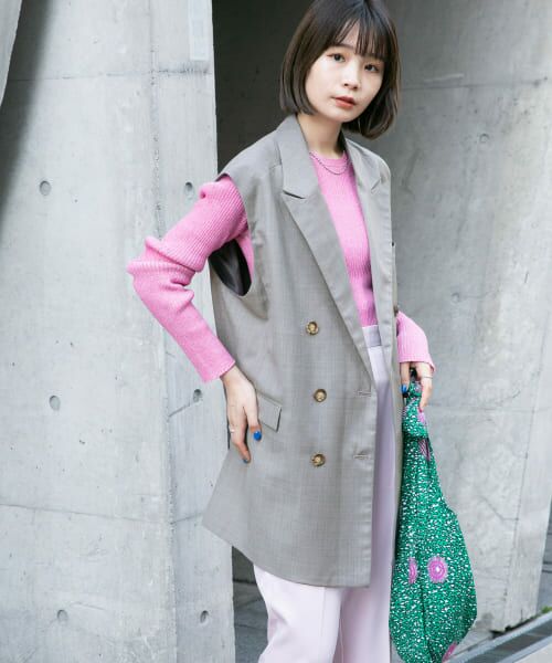 ＊＊KBF / ケービーエフ ベスト | BIGテーラーベスト（GRAY）