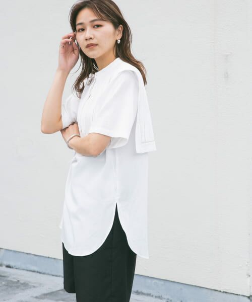 ＊＊KBF / ケービーエフ シャツ・ブラウス | パイピングレイヤードブラウス（OFF）