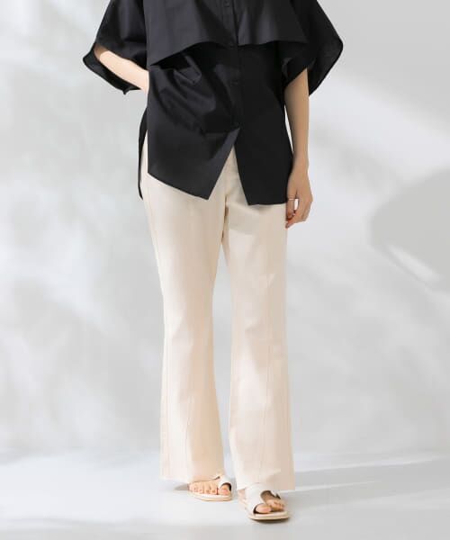 ＊＊KBF / ケービーエフ その他パンツ | カットオフフレアパンツ（IVORY）