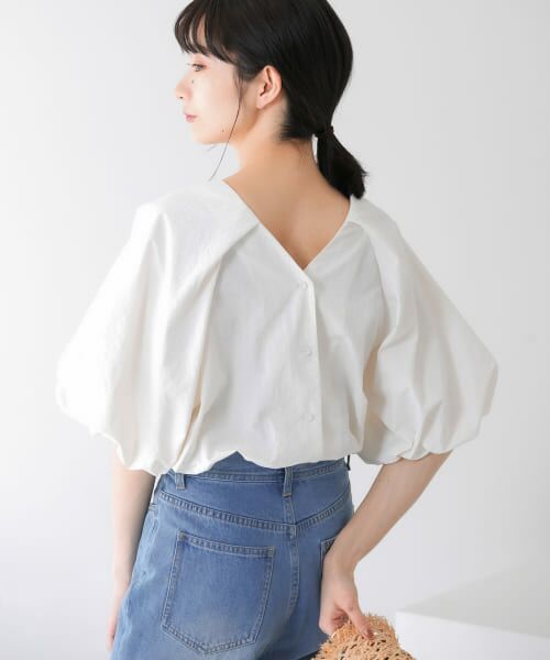 ＊＊KBF / ケービーエフ シャツ・ブラウス | ボリュームバルーンスリーブブラウス（OFF）