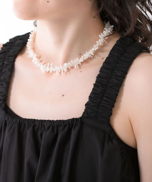 ＊＊KBF / ケービーエフ ネックレス・ペンダント・チョーカー | サンゴネックレス（IVORY）