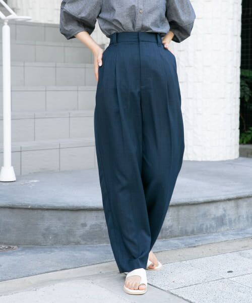 ＊＊KBF / ケービーエフ その他パンツ | センタープレスWIDEスラックス（D.NAVY）