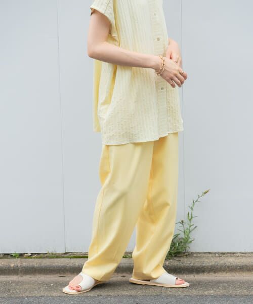 ＊＊KBF / ケービーエフ その他パンツ | センタープレスWIDEスラックス（YELLOW）