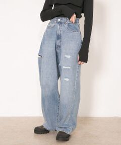 ボーイッシュダメージデニム