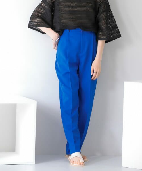 ＊＊KBF / ケービーエフ その他パンツ | illi　ワンタックセンタープレスパンツ（BLUE）