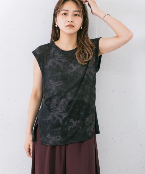 ＊＊KBF / ケービーエフ Tシャツ | スリーブレスプリントTEE（BLACK）