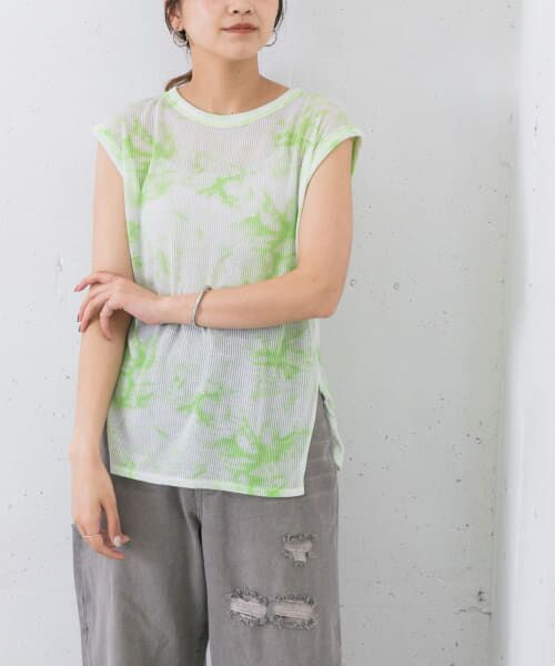 ＊＊KBF / ケービーエフ Tシャツ | スリーブレスプリントTEE（GREEN）