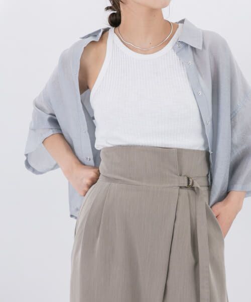 ＊＊KBF / ケービーエフ タンクトップ | アメリカンスリーブリブタンクトップ（OFF）