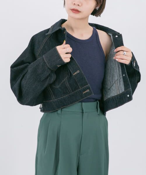 ＊＊KBF / ケービーエフ タンクトップ | アメリカンスリーブリブタンクトップ（NAVY）